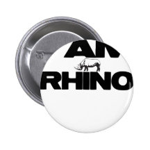 I AM RHINO BUTTONS