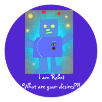 I am Robot Sticker by KatAnnette I am Robot Sticker