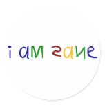 I Am Sane Stickers