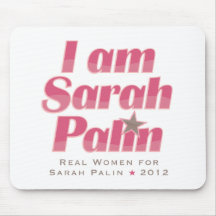 I Am Sarah Palin Mouse Mat