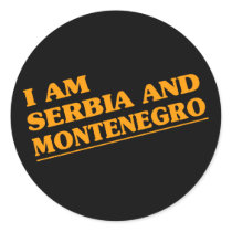 I am Serbia and Montenegro stickers by repofcountries I am Serbia and Montenegro stickers