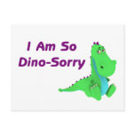 I Am So Dino Sorry Dinosaur Postcards