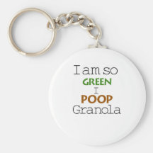 I Am So Green Key Chain