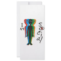 (I am) Social rack cards