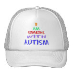 "I AM SOMEONE WITH AUTISM" (Painted) Hats