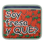 I am strawberry founds ricksaw iPad sleeves