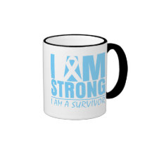 I am Strong - I am a Survivor - Prostate Cancer Coffee Mugs