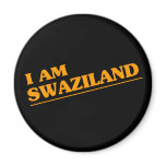 I am Swaziland Refrigerator Magnet