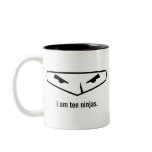 i am ten ninjas mugs