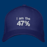 I am the 47% Embroidered Hat embroidered hats