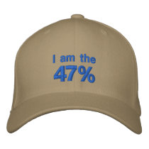 I am the 47% Embroidered Hat