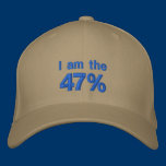 I am the 47% Embroidered Hat embroidered hats
