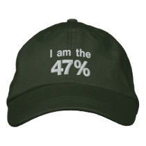 I am the 47% Embroidered Wool Hat Embroidered Hat
