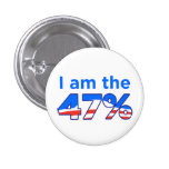 I am the 47 Percent Obama Button buttons