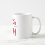 I am the 53% coffee mugs
