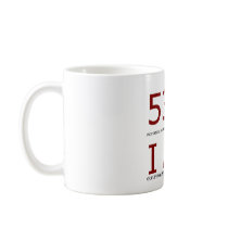 I am the 53% coffee mugs
