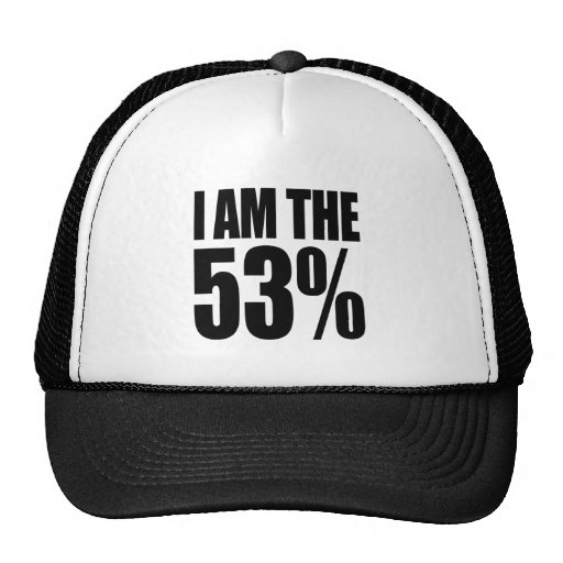 I Am The 53 (Who Pay Federal Tax) Mesh Hats Zazzle