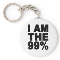 I am the 99% (Occupy Wall St) Keychains