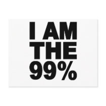 I am the 99% (Occupy Wall St) Postcards