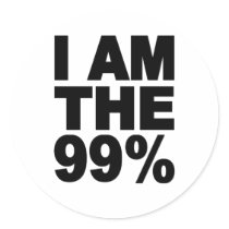 I am the 99% (Occupy Wall St) Sticker
