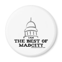 I AM THE BEST OF MADCITY magnets