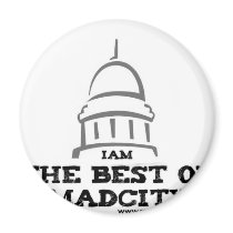 I AM THE BEST OF MADCITY magnets