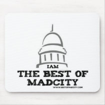 I AM THE BEST OF MADCITY mousepads
