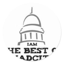 I AM THE BEST OF MADCITY stickers