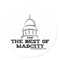 I AM THE BEST OF MADCITY stickers