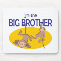 I am the big brother monkey mousepads