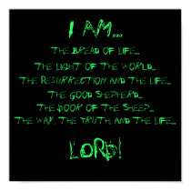 I AM..., the Bread of Life..., the Light of the... posters