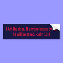 I Am the Door Bumper Sticker bumper stickers