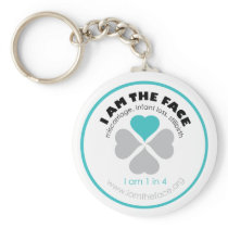 I AM THE FACE Blue Keychain keychains
