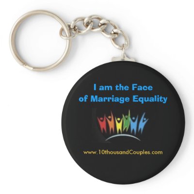 I am the Face of Marriage Equality Keychain by editor15