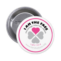 I AM THE FACE Pink Button buttons