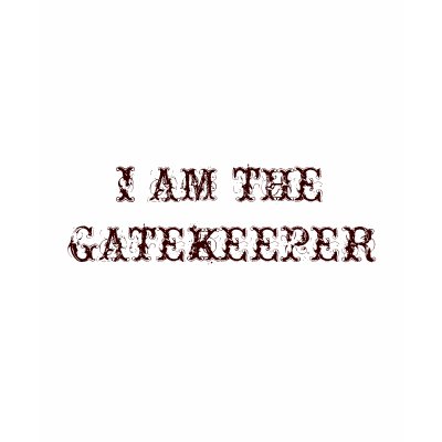 I AM THE GATEKEEPER T-SHIRT by mistressapplepie