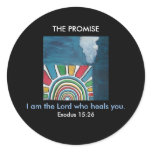 I AM THE LORD 1118 ROUND STICKER