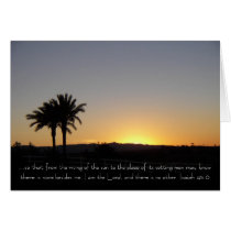I am the Lord Sunset cards