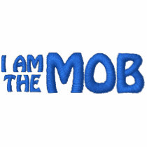 I AM THE MOB Embroidered Fleece Jacket