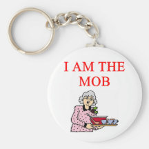 i am the mob key chain