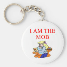 i am the mob keychain