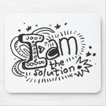 I Am The Solution 1 Mousepads