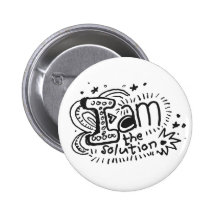I Am The Solution 1 Pin