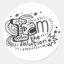 I Am The Solution 1 Sticker