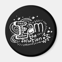 I Am The Solution 2 Refrigerator Magnets