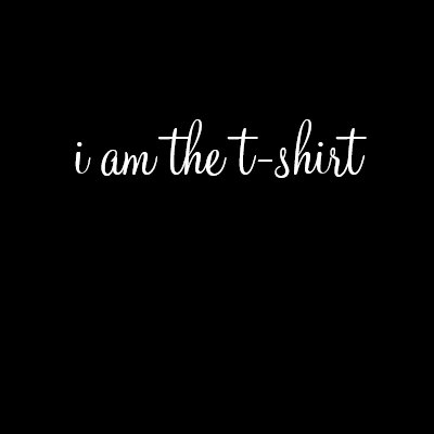 i am the t-shirt by madam_diva