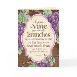 I Am the Vine Scripture Blessing Greeting Card