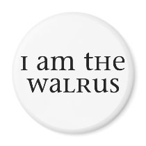 I am the Walrus Fridge Magnets