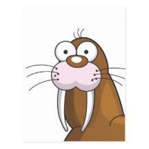 i AM the Walrus Postcard