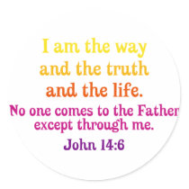 I am the Way and the Truth and the Life stickers